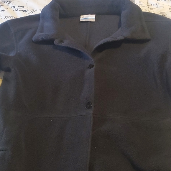 Columbia Fleece Button Up Coat - Picture 3 of 5